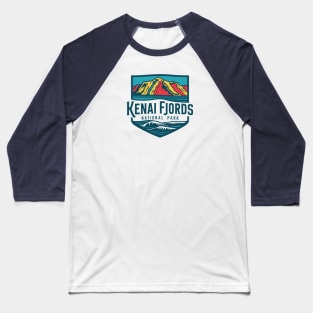 Kenai Fjords National Park US National Park Alaska Baseball T-Shirt